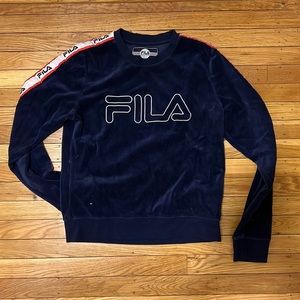 Fila velour sweatshirt